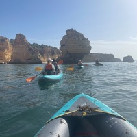 Kayaking near Praia da Mesquita